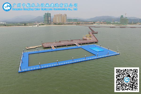 水上游泳池 水上浮橋 景觀平臺 廣州中航水上設(shè)施建造有限公司